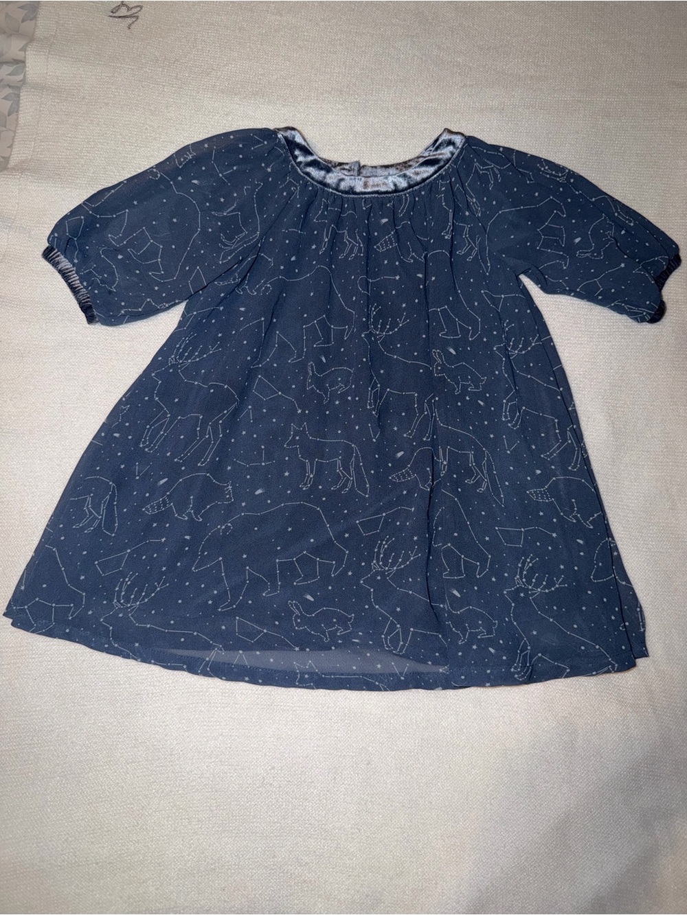 Girls Navy Animal Constellation Nightgown